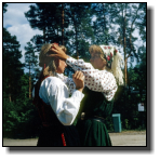 A traditional Norwegian dress