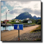 On the Lofoten archipelago, we see the village with the shortest name of the world
